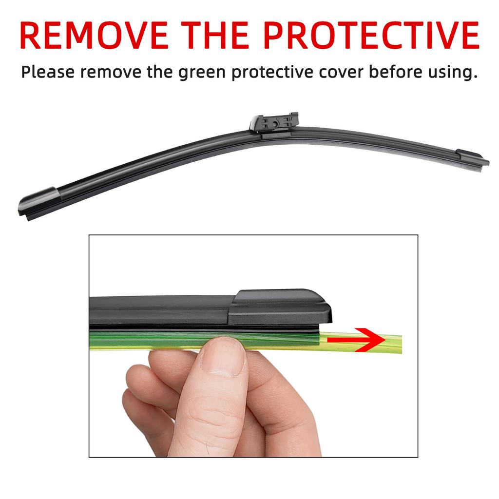 3 шт. щетки стеклоочистителя для VW Tiguan MK2 2017-2020 26 "21" 14" подходят для переднего лобового стекла, щетки для окон, резак, аксессуары 2017 2018 2019 2020