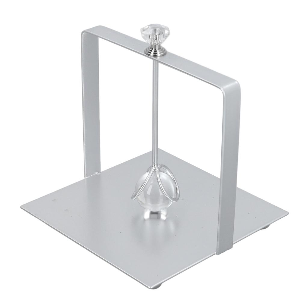 Napkin Dispenser with Weighted Glass Ball Rectangular Elegant Iron Napkin Holder Tissue Stand for