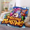 Игровые мультяшные мягкие одеяла My Singing Monsters, Теплое плед-покрывало, Удобное одеяло для пикника, кровати, дивана, дома, спальни, ребенка