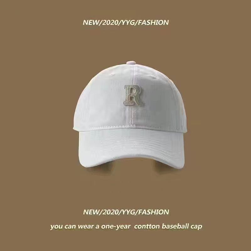 Baseball Cap Bow Sweet Visor Cute Pink Hat Women'S Versatile Soft Top Cap