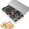 30 Piece Set/box Stainless Steel Mini Biscuit Cutting Mold Geometric Pastry Dough Fruit Cookies Pastry Decoration Baking Tool