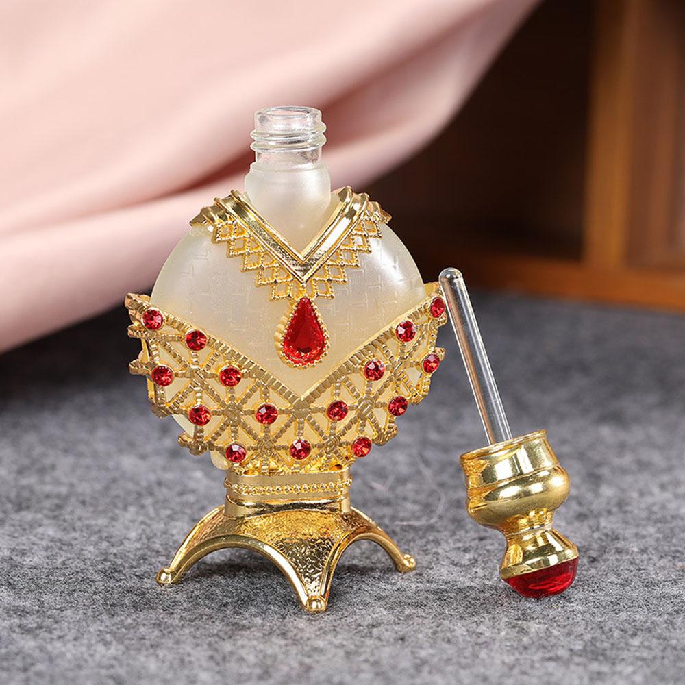 Стиль Золотая упаковка Флакон духов Пустые многоразовые флаконы Флакон для эссенции Розлив косметики