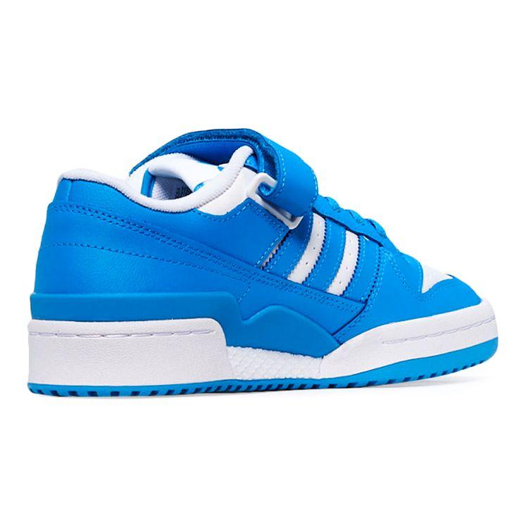 Adidas Originals Forum Low Синтетическая кожа Прочные низкие кеды для скейтбординга Детские кроссовки Синий Белый GX9697