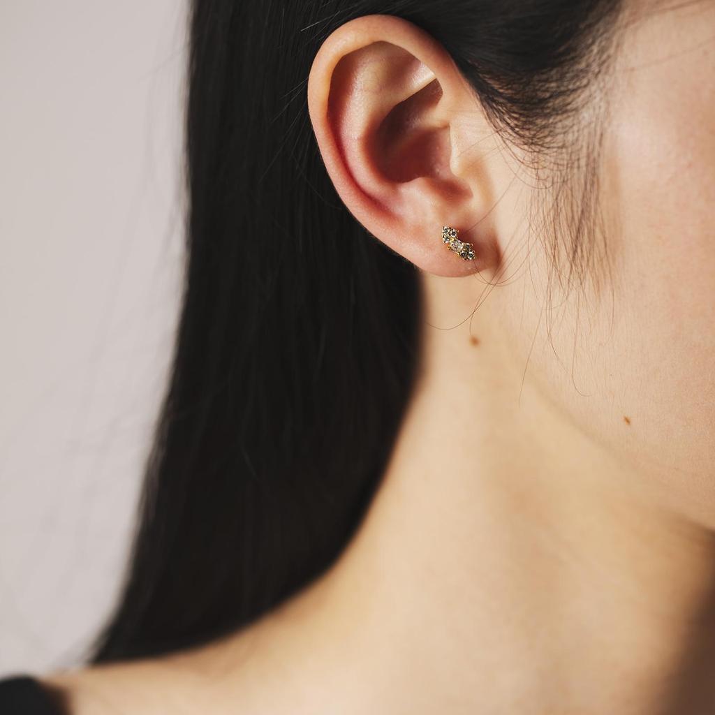 ANDYWEN Серьги-гвоздики из стерлингового серебра 925 пробы с прозрачным фианитом, крошечные серьги для пирсинга, женские роскошные ювелирные изделия, подарок на свадьбу