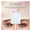Lower Lashes Natural Invisible Clear Stem Lightweight Comfortable Suitable for Various Makeup Styles