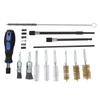 19Pcs/Set Cylinder Heads Cleaning Kit Rust Resistant Diesel Injector Seat Cleaning Brush Tool Universal Fit Sturdy for Vehicle