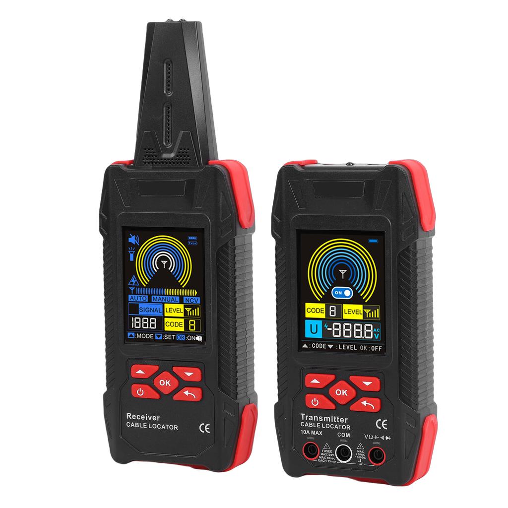 Underground Cable Locator Multimeter 2 in 1 Digital 6000 Counts Wall Wire Tracker Detector Circuit Breaker Finder