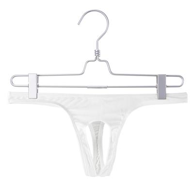 Мужские микро-ребристые трусы-стринги с открытой ластовицей - Модное и сексуальное нижнее белье