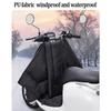 Motorcycle Windshield Universal Scooter Leg Cover Rain Wind Cold Wet Weather Knee Pads Winter Gloves Windproof Cover