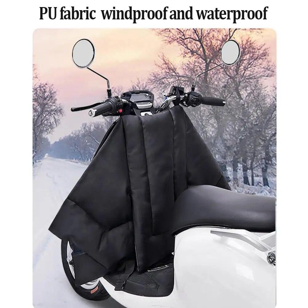 Motorcycle Windshield Universal Scooter Leg Cover Rain Wind Cold Wet Weather Knee Pads Winter Gloves Windproof Cover