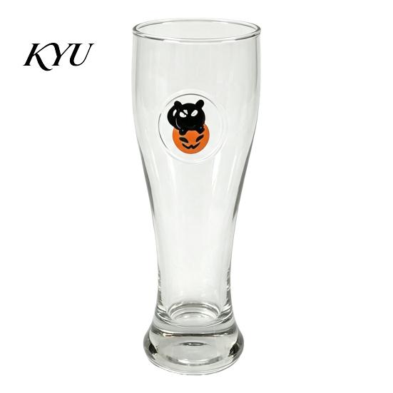 Sparkling Drink Container 400ML Beer Glass, Spooky Pumpkin Ghost Black Cat Halloween Artisan Relief Glassware Cup, Holiday Tall for Bar, Kitchen Decor