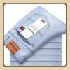 Brand Men 'S Thin Jeans Summer New Style Business Casual Slim Fit Elastic Classic Style Trousers Sky Blue Pants Male Size28 -