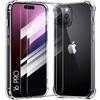 Protective Case - BOOLING - for iPhone 16 Pro - Shockproof TPU - Transparent - 2 Tempered Glasses