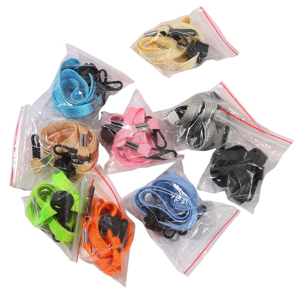 10pcs 70cm Hat Chin Cord Anti-lost Adjusting Rope New Windproof Hat Strap Sun Hat