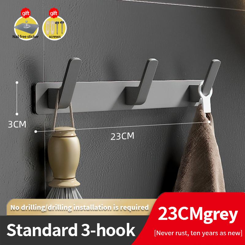 YUNJIEYA Черно-белые Дверные Крючки Крючок Для Одежды Вешалка Полка Органайзер Полка Для Хранения Душевая Стена Вешалка Кухня Аксессуары Для Ванной Комнаты