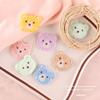 Embroidery Label Cute Bear Head Embroidery Sticker Diy Hand Account Accessories Accessories Patch Brooch Jewelry Hair Accessories Cloth Sticker