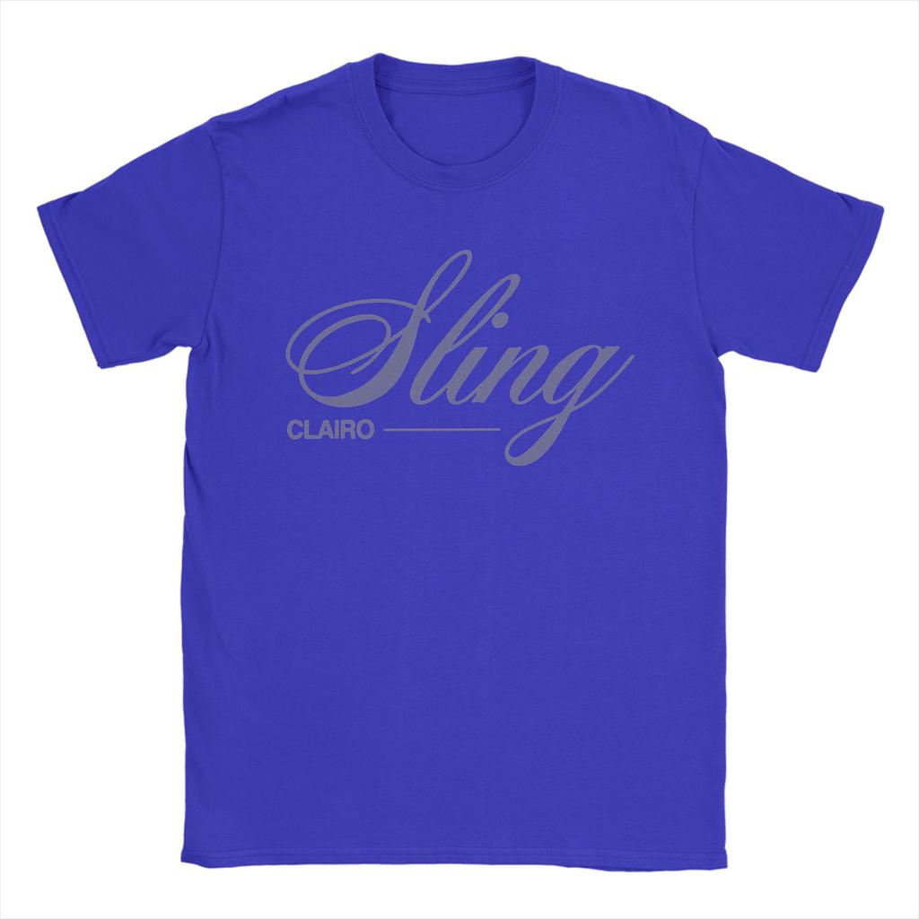 Музыкальная футболка Clairo Sling для мужчин Новинка Чистый хлопок Футболка с круглым вырезом с коротким рукавом Топы для взрослых