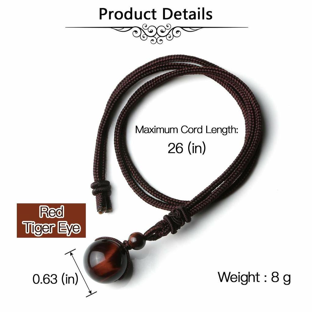 Винтажная мода Ожерелье с кулоном ручной работы из тигрового глаза и аметиста для женщин