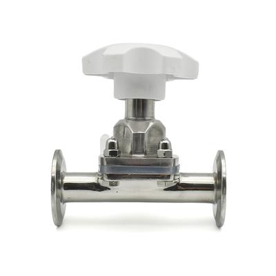 Оригинальный мембранный клапан Tri-Clamp из нержавеющей стали 316L DN15-50 для пивоварения и молочной промышленности