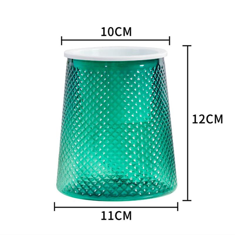 Self Watering Plant Pot Transparent Plastic Flower Pot Double-layer Automatic Lazy Potted Flower Pot Hydroponic Flowerpot
