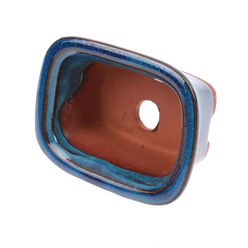 Горшок для цветов бонсай в китайском стиле, вентилируемый, фиолетовый песок, керамический горшок для растений