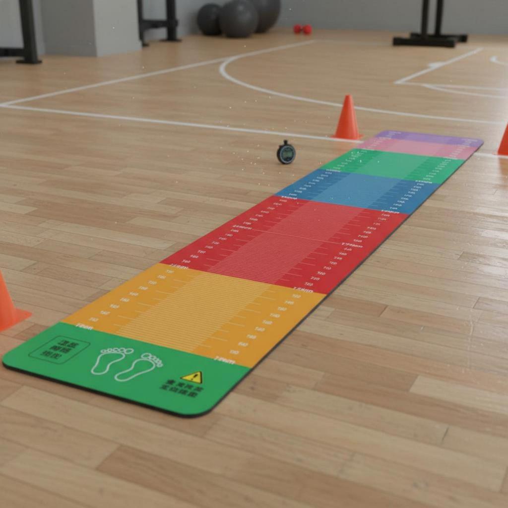 Training Rubber Pad Non-slip Jump Measurement Mat Thick Exercise Equipment