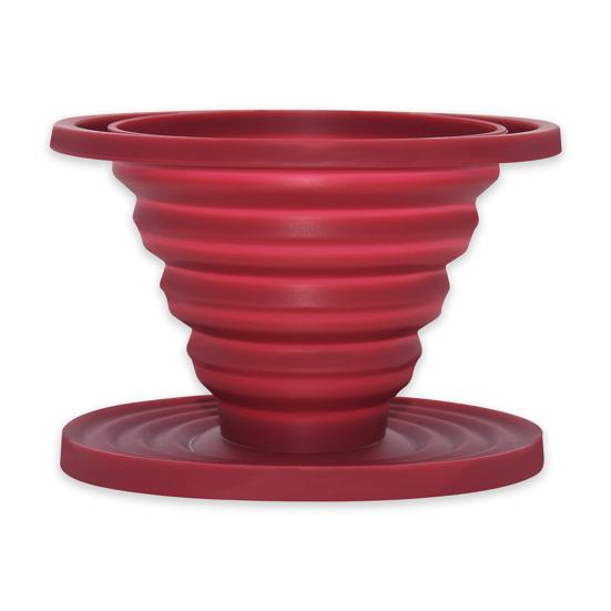 Collapsible Coffee Filter Funnel Heat Resistant Silicone Coffee Funnel Portable Coffee Brewing Tools