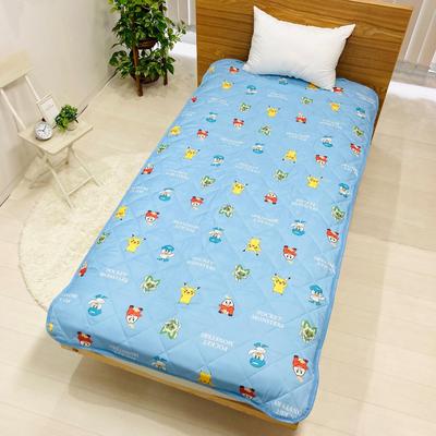 MORIPiLO Morishita Bed Pad Single Pokemon Pikachu 100x200 см Futon Bed Pad Mattress Pokemon Character Goods Paldea Blue 4621415