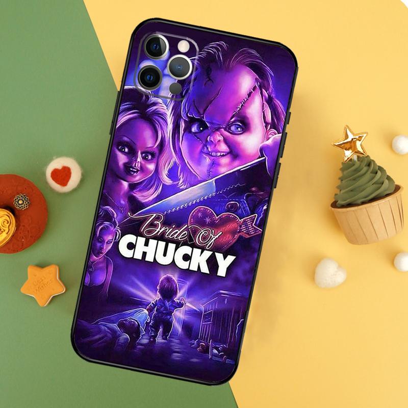 Чехол для телефона с куклой Чаки из фильма ужасов Для iPhone 17 Pro Max 17Air 16E 15 14 13 12 11 16 Pro Max Mini Ударопрочный Чехол
