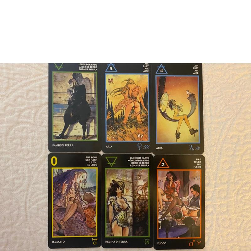 Карты Эротического Таро Манары 22 Старших Аркана 56 Младших Арканов Гадальные инструкции