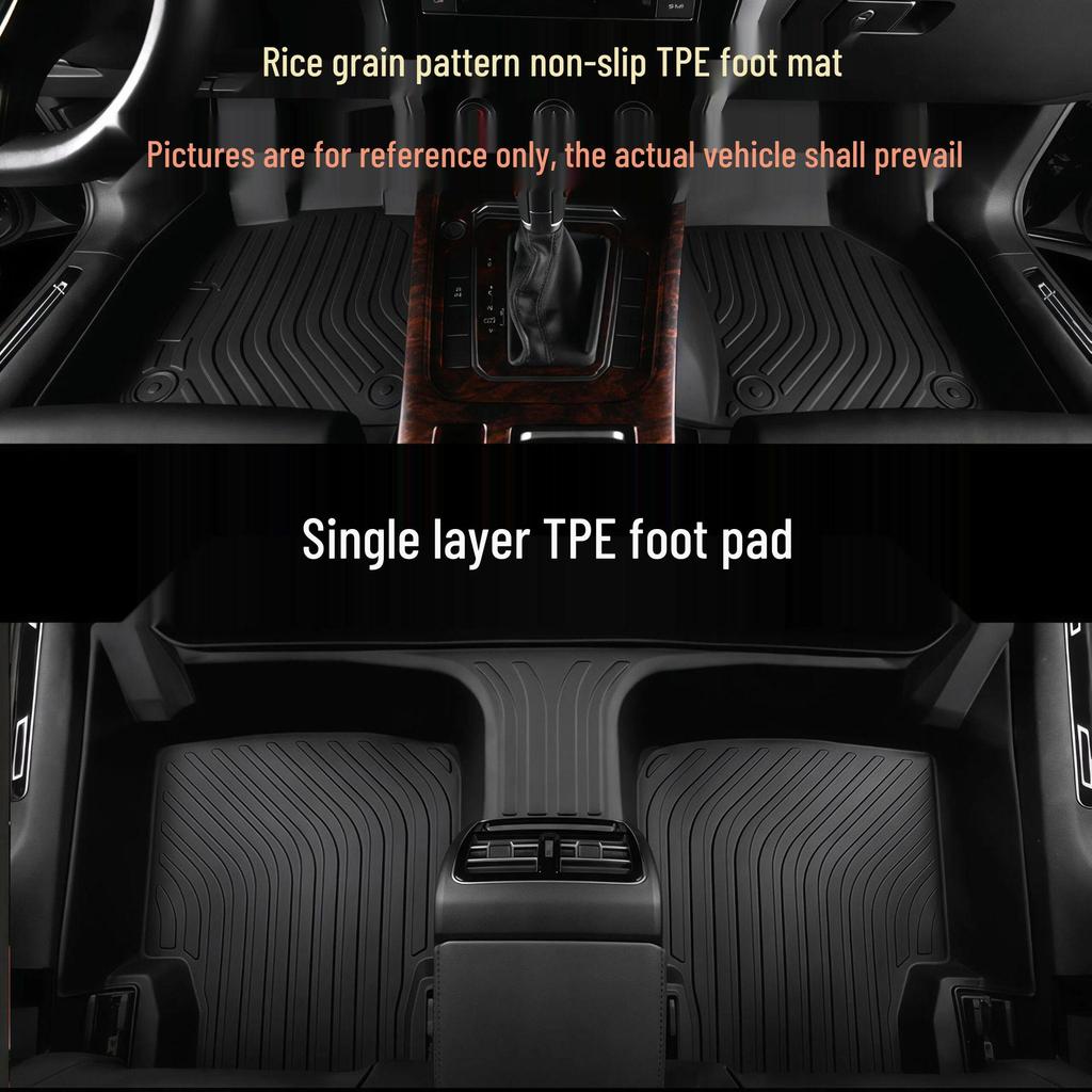 Автомобильный коврик BYD Qin PLUS DM-i из ТПЭ, противоскользящий, для подвески, с текстурой «рисовое зерно».