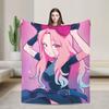 ALNST Покрывала с принтом зомби Mizi Kawaii Шерстяное покрывало Летнее для кондиционера Печатные Мягкие Теплые Покрывала для кровати