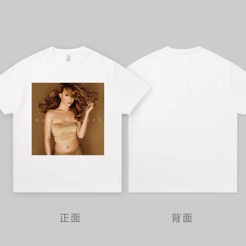 Концертное платье Мэрайи Кэри, сочетающееся с хлопковой футболкой с коротким рукавом, унисекс и феминизированная футболка, сочетающаяся с билетами