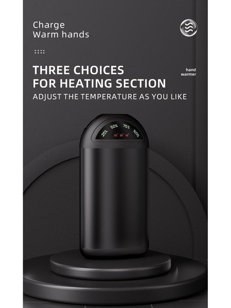 USB Hand Warmer & Mini Flashlight: Portable, Self-Heating Device