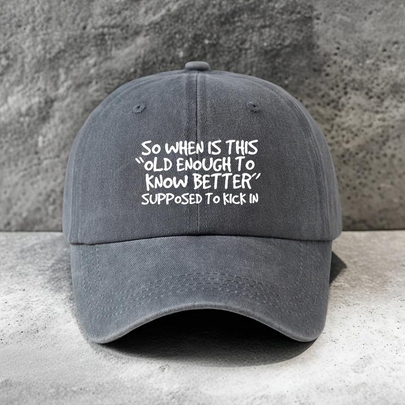 1pc Lightweight Breathable Baseball Cap with Funny Graphic Print Driver Cap,Outdoor Travel Beach Hats for Sports Skateboarding