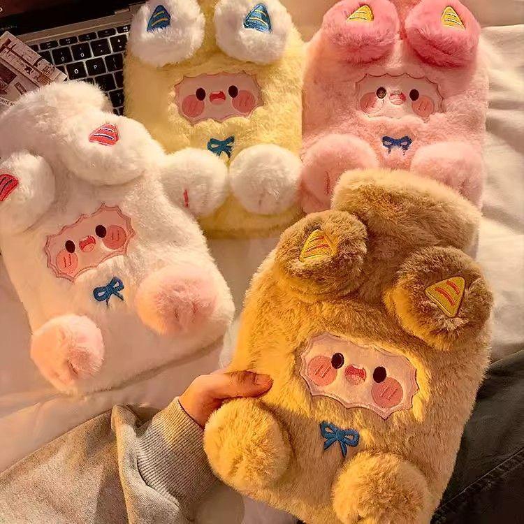 Зимняя плюшевая грелка-овечка для девочек - Милый согревающий элемент для живота и рук для малышей