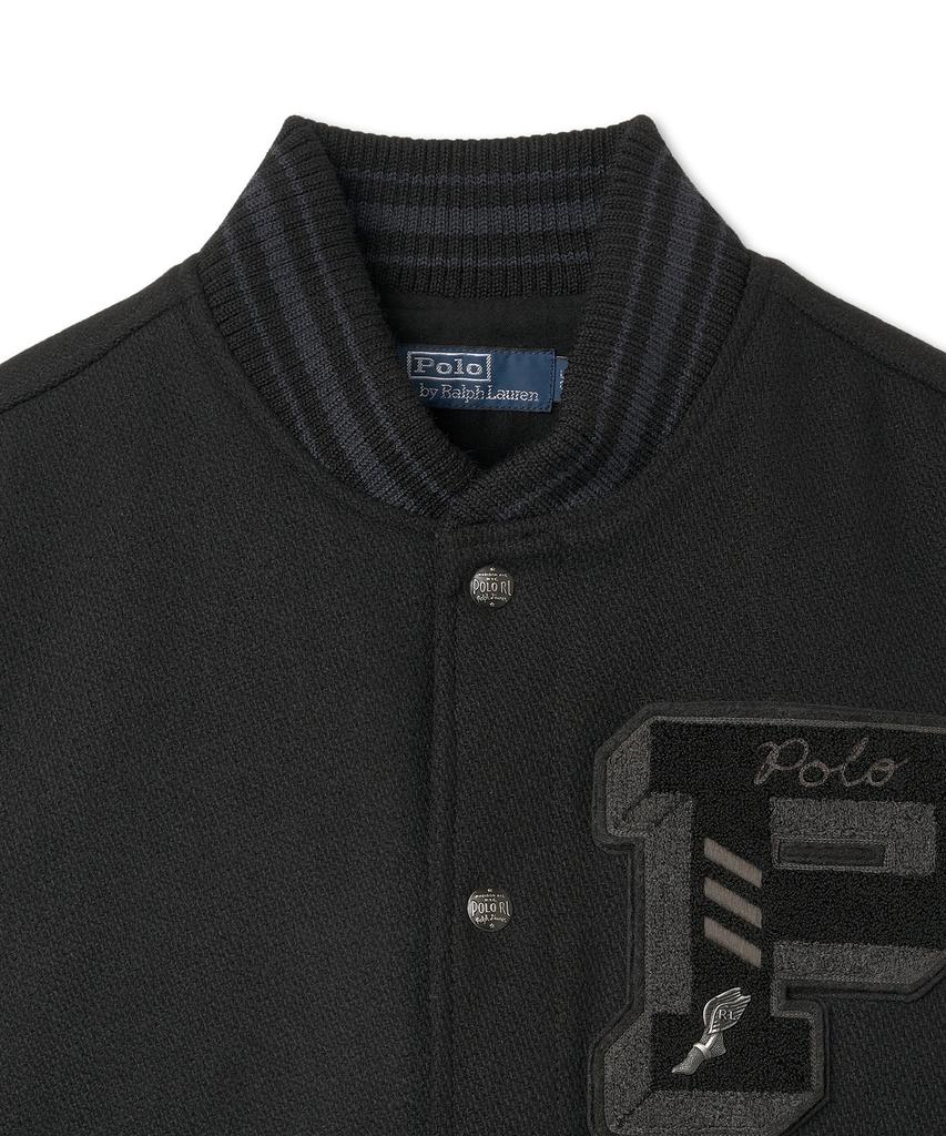 Polo Ralph Lauren Iconic Letterman Jacket - Black