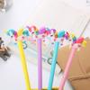 Back To School Season 10pcs 0.5mm Cartoon Unicorn Neutral Pen Creative Study Stationery Exam Black Water-based Pen Cute