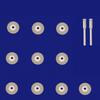Round with Mandrel Mini Abrasive Rotary Tool Cutting Disc Kit  Saw  Cutting Disc