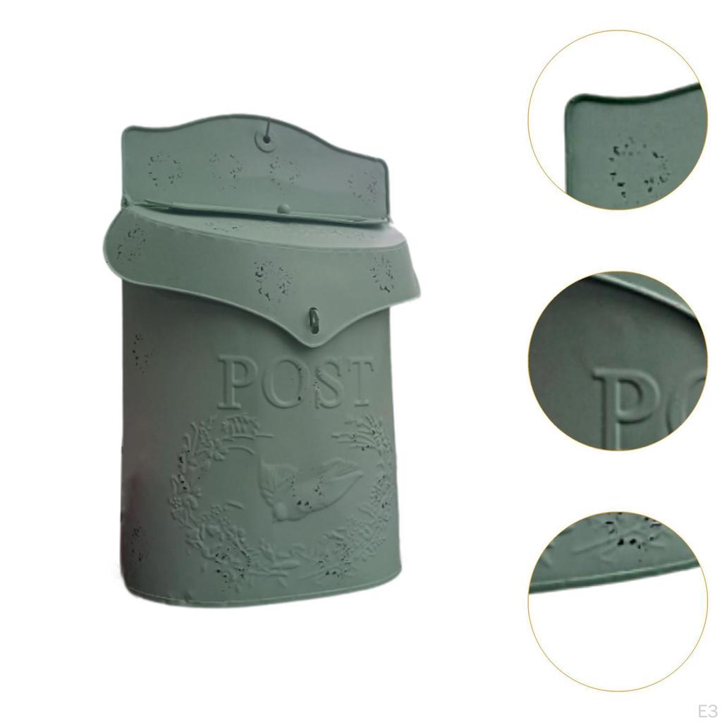 Настенный почтовый ящик почтовый ящик комментарий железный ностальгический шарм потертый шик для