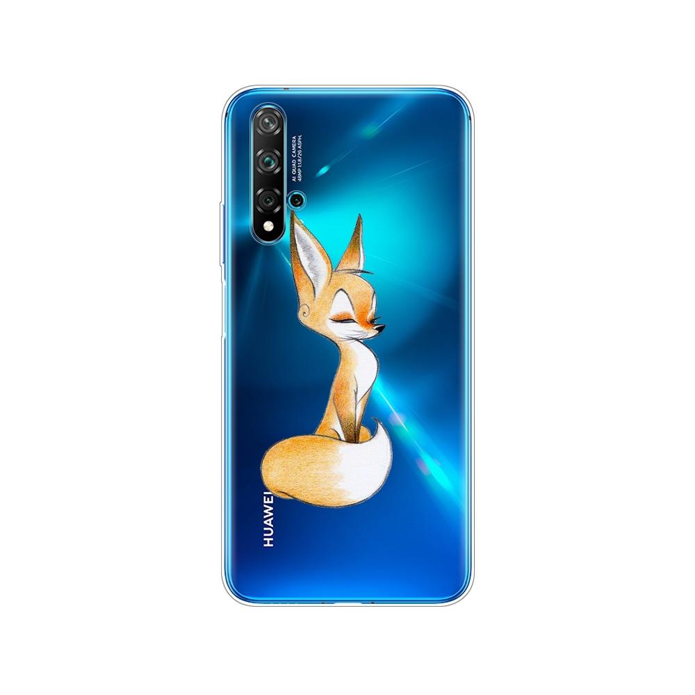 Чехол для Huawei Nova 5T, мягкий силиконовый чехол из ТПУ на заднюю панель телефона для Nova5T 5 T YAL-L21, 6,26 дюйма, чехол-бампер