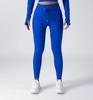 Women's Seamless Fitness Yoga Set: Zipper Long-Sleeve Top & Drawstring Hip-Lifting Trousers