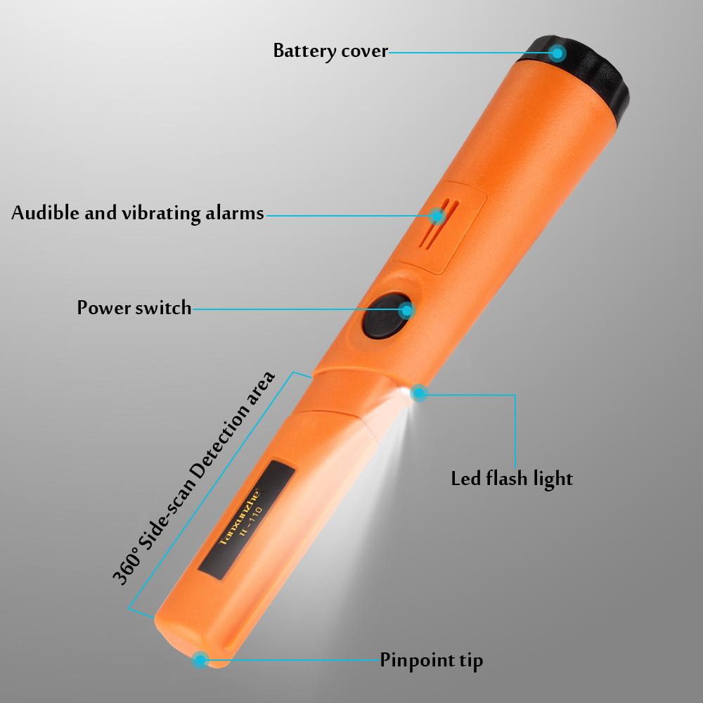GP-Pointer TC-110 Ручной позиционирующий стержень для металлодетектора с защитной крышкой от царапин Металлическое определение IP68 водонепроницаемый