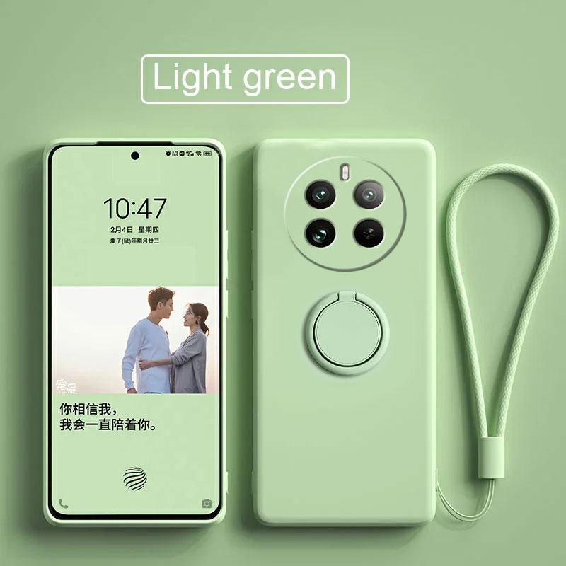 Чехол для Realme 12 Pro Plus, жидкий силиконовый держатель для кольца, мягкий чехол для телефона Realme 12 Pro + обновленная противоударная задняя крышка Fundas