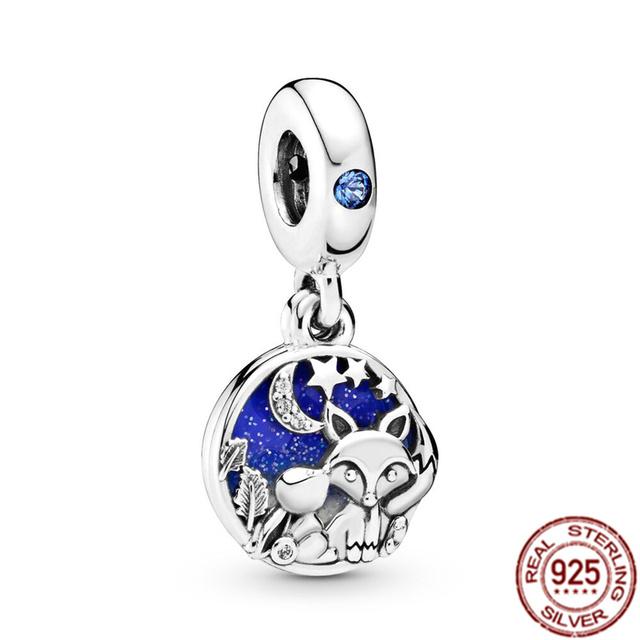 Подвеска с несколькими узорами подходит для браслета/ожерелья из стерлингового серебра 925 пробы, подвеска из бисера, ювелирные изделия для мамы, фестиваля