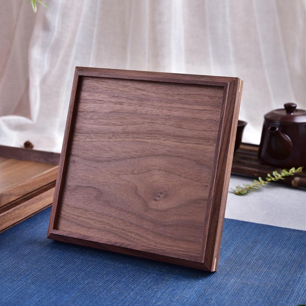 Black Walnut Wood Wooden Serving Tray Wooden Serving Platter Tea Serving Serving Tray Dining Room