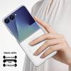 Складной магнитный чехол с узором личи для Samsung Z Flip 7 и Huawei Pocket 2 Кожаная обложка