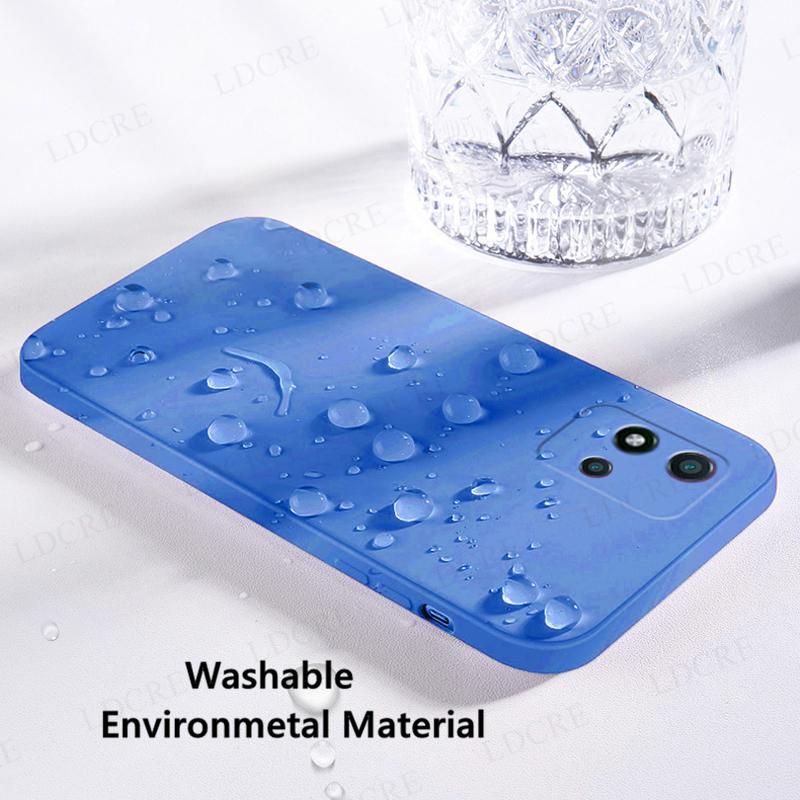 Для Realme Narzo 50A Чехол Жидкий Силикон Оригинальный Квадратный Резиновый Чехол Для Realme Narzo 50A Чехол Для Realme Narzo 50A Narzo 50i