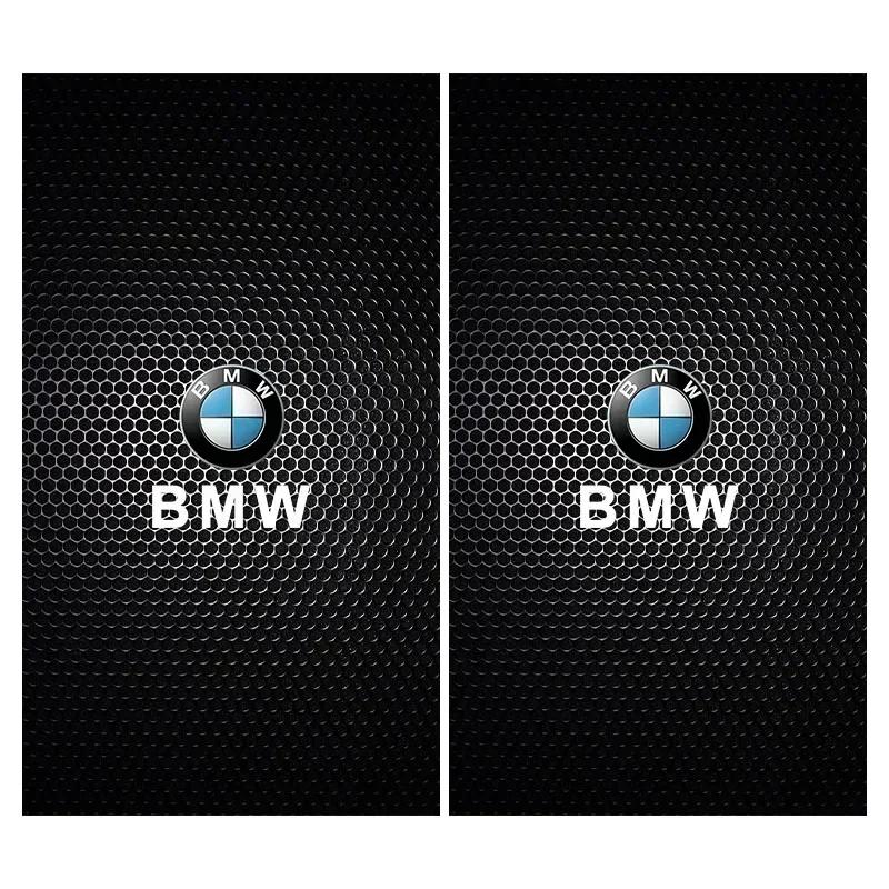 2Pc Car Emblem Center Pillar Sticker Auto Door Decorative Stickers For Bmw M Performance M3 M5 M6 F01 F20 F10 F13 F15 F16 F30 BM5