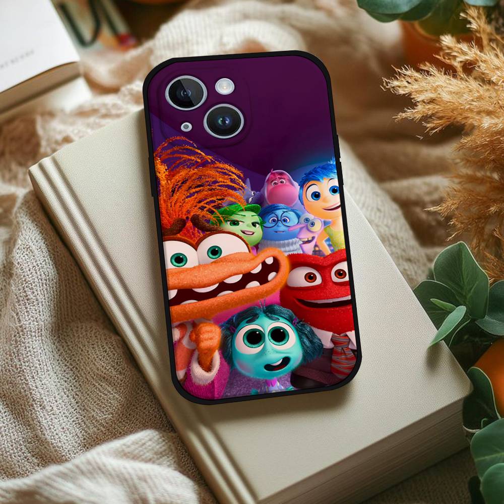 Чехол для телефона 'Головоломка 2' Семья Для IPhone 1716 15 14 13 Pro Max 11 12 Mini X Xs XR Черный Силиконовый Чехол